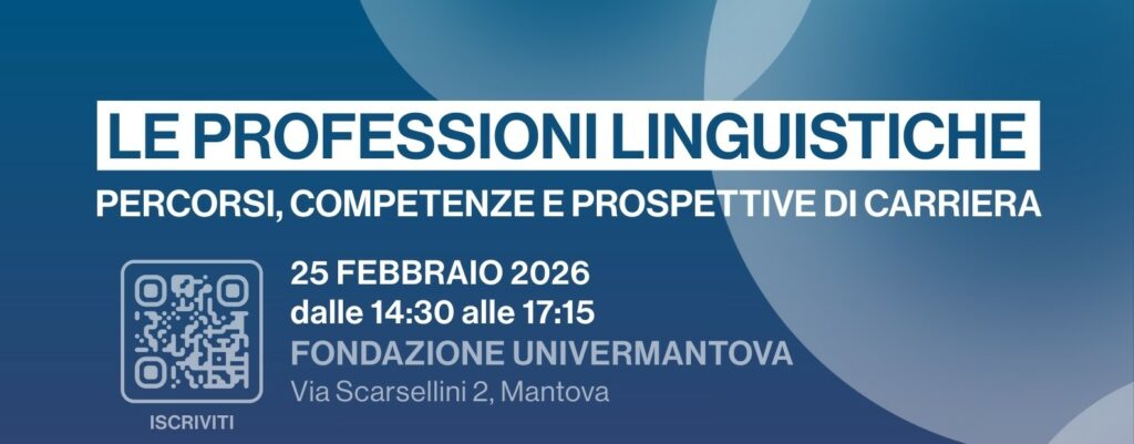 SEMINARIO “LE PROFESSIONI LINGUISTICHE”                         25/02/2026 ORE 14.30