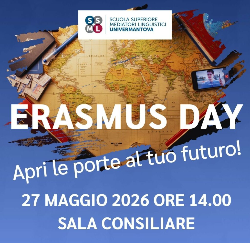 ERASMUS DAY – 27 MAGGIO 2026 ORE 14.00 SALA CONSILIARE