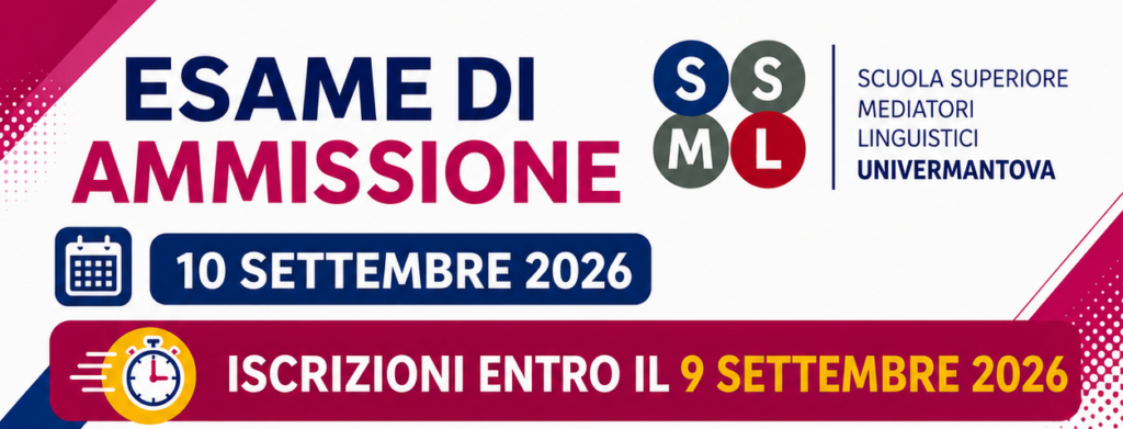 ESAME DI AMMISSIONE 10 SETTEMBRE 2026