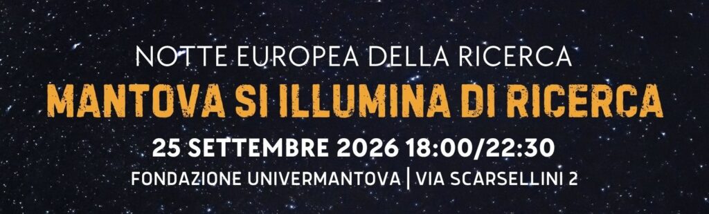NOTTE DELLA RICERCA 25 SETTEMBRE 2026